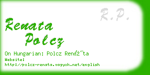 renata polcz business card